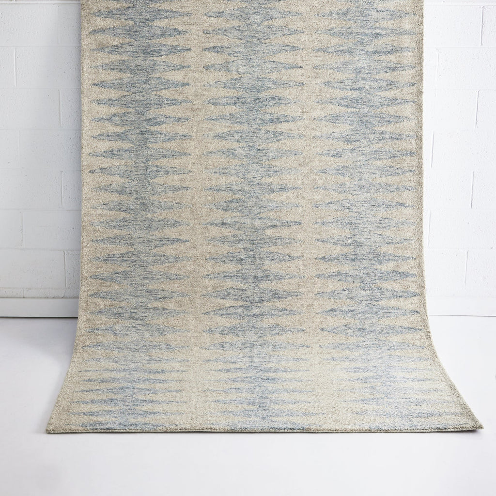 Noosa Blue Wool Rug JAIPUR