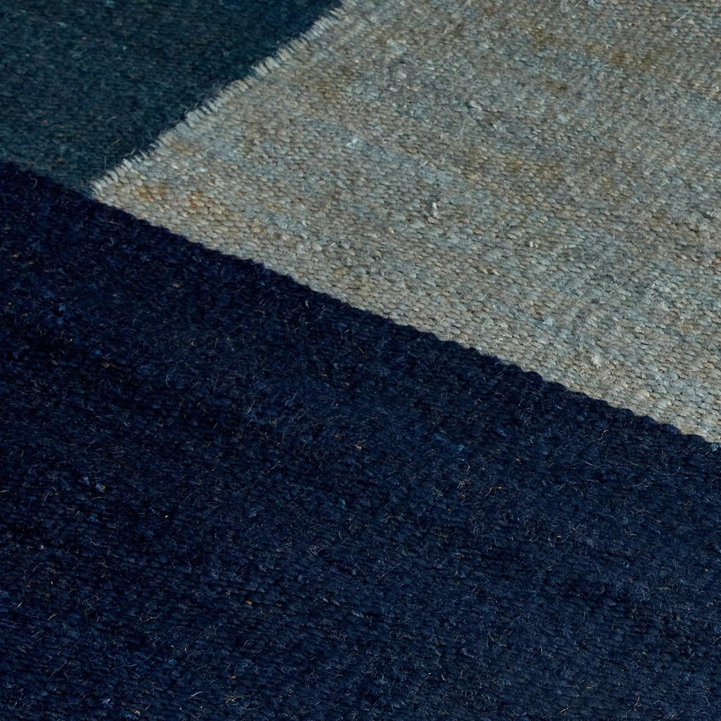 Piha Blue Irregular Rug ALGAN