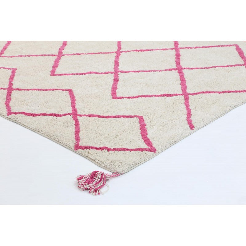 Kochela Diamond Pink Rug