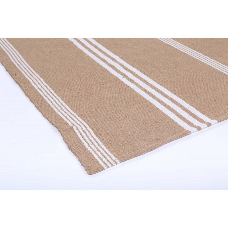 Roger Taupe Cotton Mat - Bath Mat