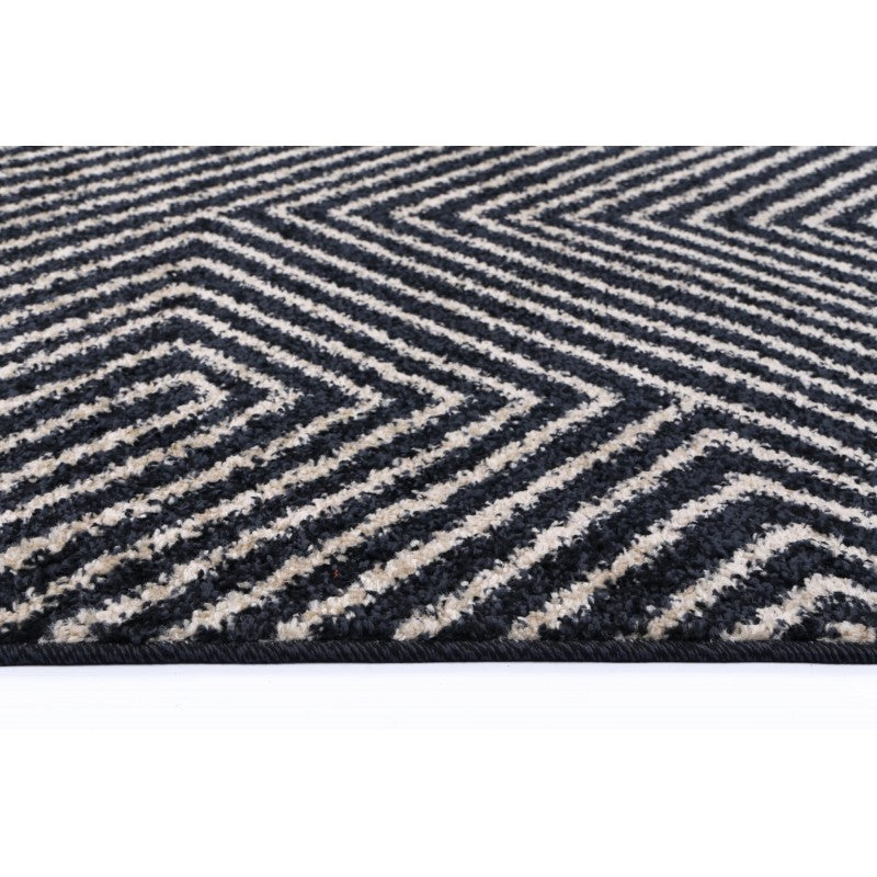 Primo Maze Black Rug