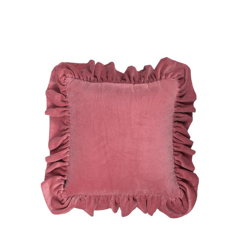 Ruffle Cushion Plum 50x50cm